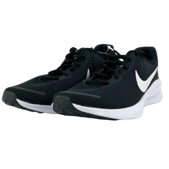 Nike Men's Black & White Revolution 7 Running Shoes / Various Sizes - Picture 1 of 6